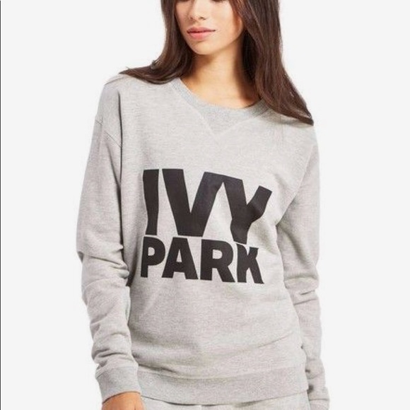 IVY PARK Crewneck Gray Sweatshirt Size XXS - Picture 2 of 8